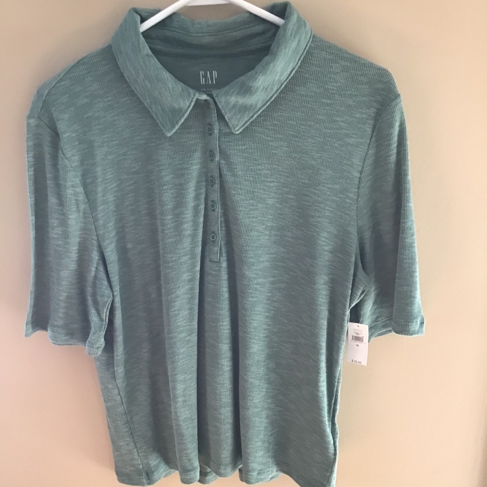 GAP- Green henley XL